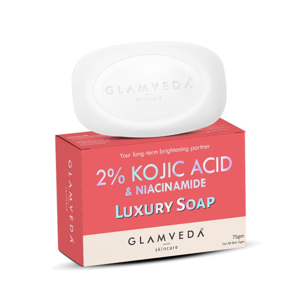 Glamveda 2% Kojic Acid Skin Lightening Soap