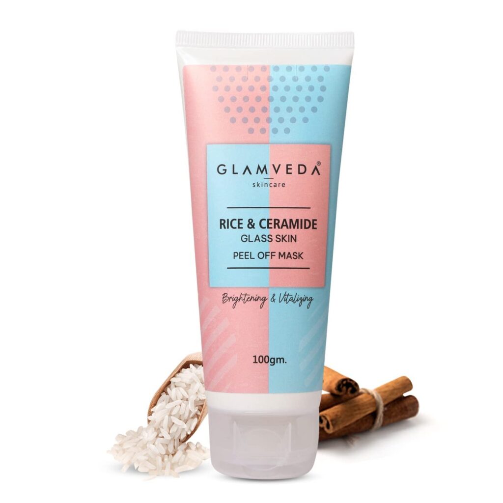 Glamveda Rice & Ceramide Korean Glass Skin Peel off mask