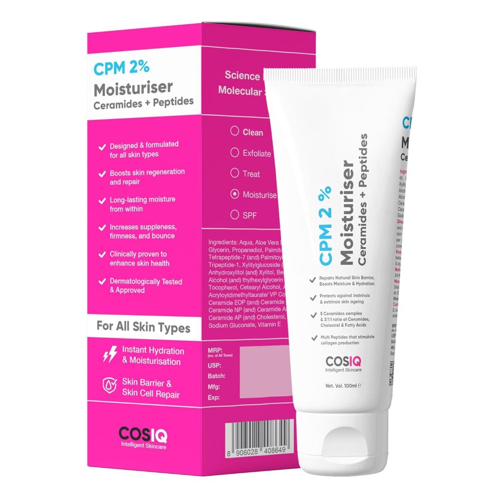 Cos-IQ CPM 2% Ceramides Moisturizer with Peptides