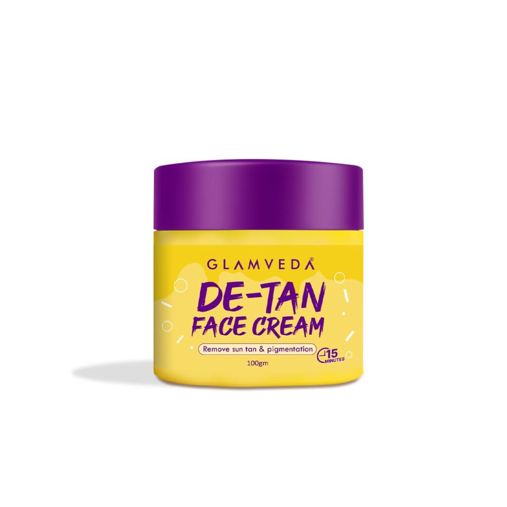Glamveda De-Tan Cream for Glowing Skin